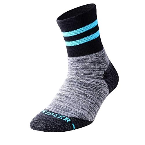 FEIDEER Women's Hiking Walking Socks, Multi-pack Outdoor Recreation Cotton Socks Wicking Cushion Crew Socks