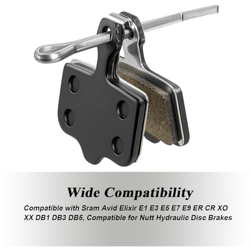 Bike Brake Pads Set with Installation Tools for MTB and Hydraulic Disc Brakes