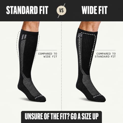 HOLLOW Alpaca Compression Socks for Women & Men - Large, Black, 15-20 mmHg