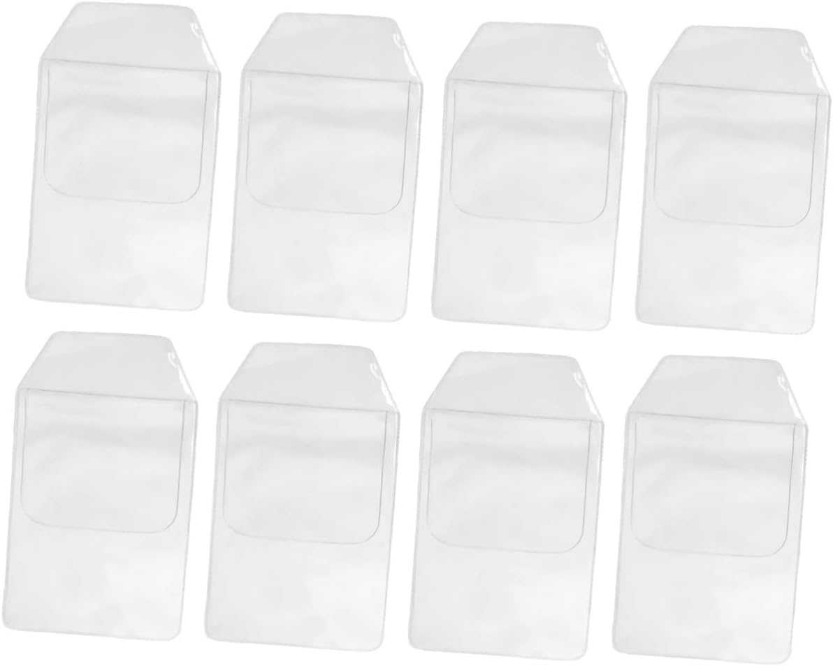 Pack of 20 Transparent PVC Pocket Protectors for Pen Leaks - Clear Pen Leak Protector for Doctors, Nurses, Lab Coats, and Office Supplies - Shirt Pocket Organizer