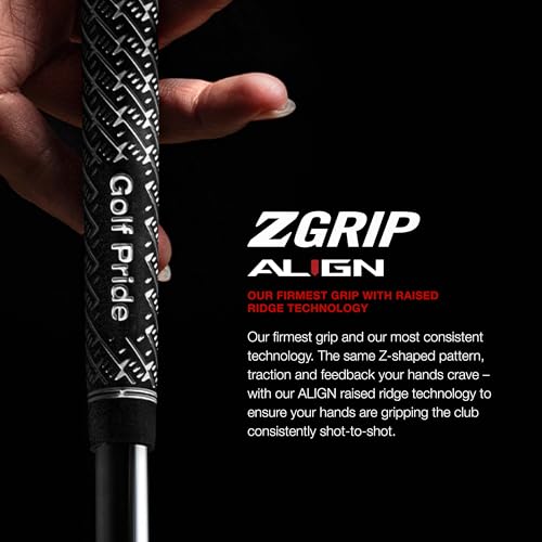 Golf Pride ZGRIP ALIGN Golf Grip Set - Standard & Midsize, 3-Pack