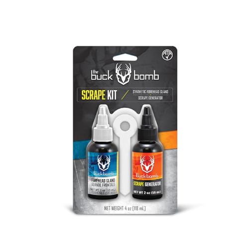 Hunting Scent Attractant Kit with Synthetic & Natural Scents for Deer Hunting