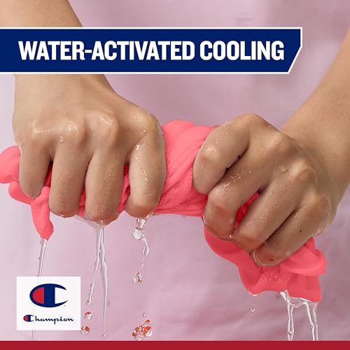 Champion Cooling Towel for Face & Neck 34x10 Inches - White