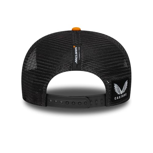 Unisex Adjustable F1 Racing Cap - McLaren Team 9Seventy Snapback, Orange