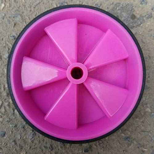 Pink Bicycle Training Wheels for Kids - 1 Pair Cycling Support Wheels, Low Noise Rubber Bike Assist Wheel Stabilisers