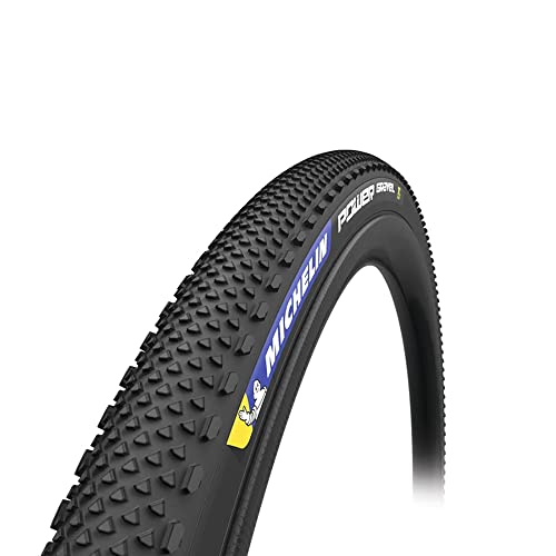 Michelin Power Gravel Tire - 700x33 Tubeless Folding Bike Tire with Bead-to-Bead Protek Reinforced Casing for Mixed Road and Trail Performance