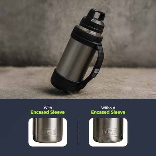 Water Bottle Holder for Yeti Rambler 36oz with Adjustable Neoprene Handle
