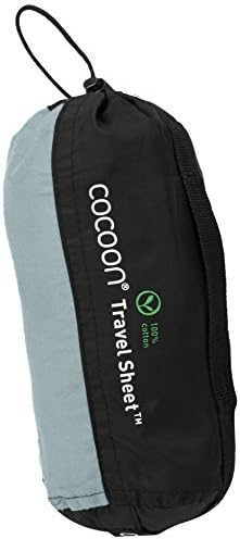 Cocoon Cotton TravelSheet (Cactus Blue, 86-Inch x 35-Inch)