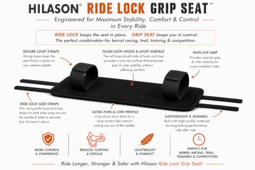 X-Large Western Anti Slip Horse Saddle Seat Cover Black