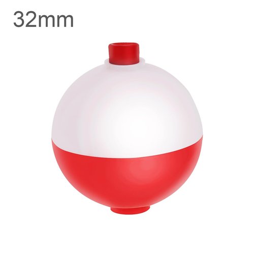 OriGlam 12pcs Fishing Snap-On Floats Bobbers Set, Push Button Sea Carp Fishing Round Buoy, Hard ABS Round Floats Bobbers Fishing Floats (25mm 32mm 38mm 45mm)