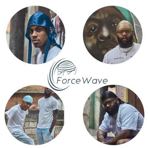 ForceWave 10 Pieces Silky Durags Long Tail for Women Men Satin Durag 360 Wave£¬Dorag, 10 Pieces
