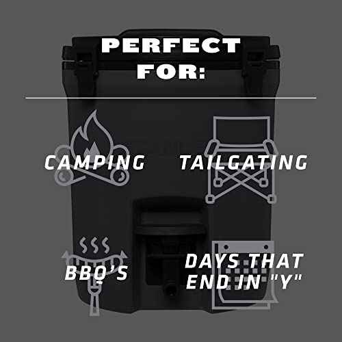 STANLEY Adventure Fast Flow Water Jug 2 Gallon Leakproof Ice Water Dispenser Insulated Beverage Cooler Easy Pour Spigot and Latched Foam Lid BPA-Free