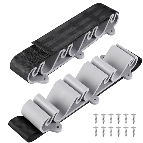 2 Pack Vertical Fishing Rod Holders for Boat - Durable Watercraft Storage Rack