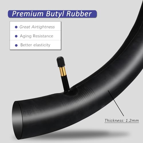 29x1.95/29x2.10/29x2.125 inch Bike Tube with AV48mm Schrader Valve Mountain Bike Inner Tubes Premium Butyl Rubber Bicycle Tube 2 Pack 29 inch?E-Bike Tube