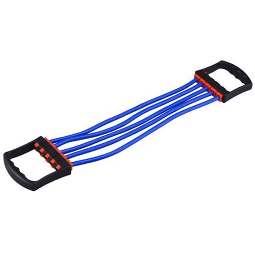 plplaaoo Elastic Fitness Resistance Band Chest Expander Rope Chest Muscle Strength Training Tool(Blue), Chest Expander Detachable 5 Fitness Resistance Bands Chest Muscle Strength Training Pull Ro