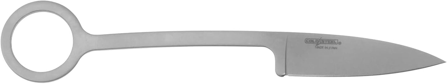 Cold Steel Bird & Trout 2.25" Compact Lightweight Durable Japanese AUS8A Stainless Steel Fixed Blade Drop Point Outdoor Hunting Tactical One-Piece Neck Knife w/Resistant Secure-Ex Sheath