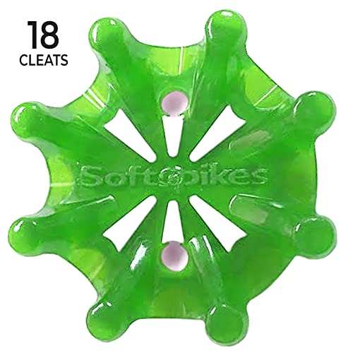 SoftSpikes Golf Spikes Fast Twist 3.0 - Green / 18 Spikes & Wrench