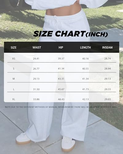 Women’s Fleece-Lined Wide Leg Sweatpants - Grey, Comfortable Lounge Pants