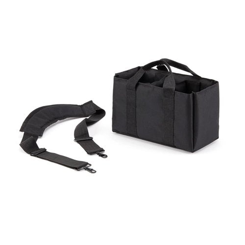 US PeaceKeeper Products P22320 - Competitor Range Bag - Heavy-Duty Water-Resistant Fabric - Wrap Around Handles - Padded Pockets - Black
