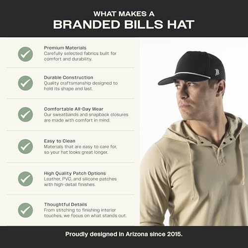 Men's Rope Hat - White/Orion Bump 'N Run 5 Panel Baseball Cap