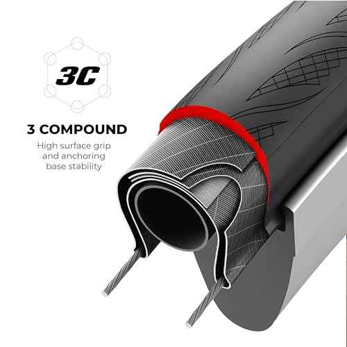 Vittoria Rubino Pro IV Graphene 2.0 - Performance Road Bike Tire - Tubeless Ready - Foldable Bicycle Tires (700x30c, Full Black)