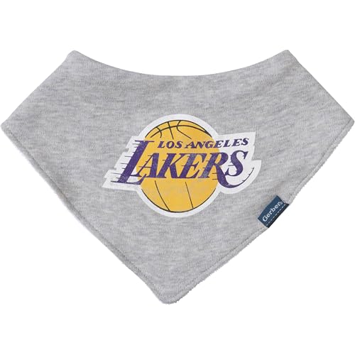 NBA Baby Bib and Burp Cloth Set - Los Angeles Lakers / One Size