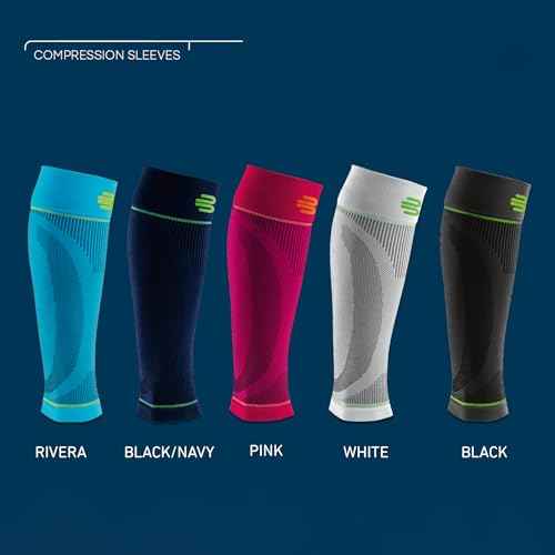 Bauerfeind Sports Compression Lower Leg Calf Sleeves (1 Pair) - Improved Circulation, Airknit Fabric Breathable, Washable