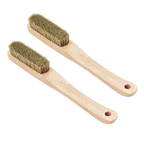 Rock Climbing Brush & Bouldering Brush with Thick Ultra Durable Boar's Hair Bristles and Ergonomic Handle for All Climbing Holds & Climbing Chalk Types Indoor or Outdoor (CJ-CB2033B(1 PCS))