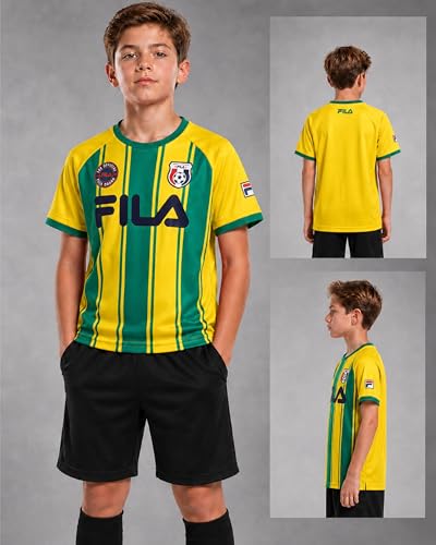 Kids Soccer Jersey Shirt Short Sleeve Mesh Performance Sports Tee