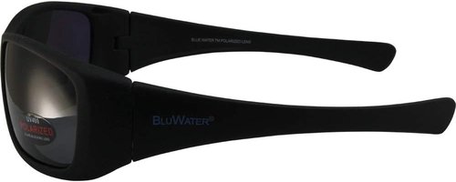 BluWater Paddle Polarized Sunglasses Matte Black Frames w/Grey Lenses by Global Vision