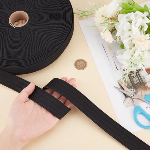 BENECREAT 16.4Yard Golf Hat Sweat Liner with Four Lines of Indentation 1.2inch Hat Liner Tape for Baseball Tennis Hat Sewing