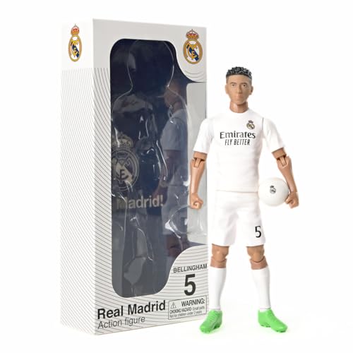 Real Madrid Jude Bellingham 8-Inch Action Figure - Collectible Soccer Player Statue (Variation: Real Madrid / Bellingham)