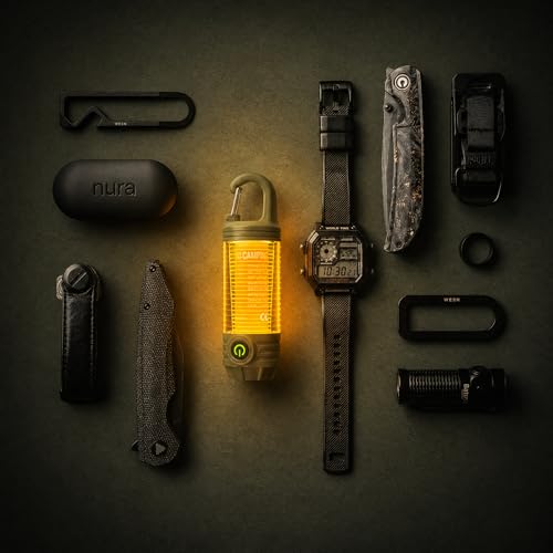LED Camping Lantern with 1500LM & 3-in-1 Light - Gray