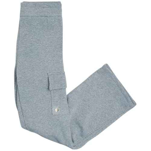 RBX Girls Sweat Set - 2 Piece 1/4 Zip Mock Neck Fleece Pullover Sweatshirt and Matching Cargo Jogger Sweatpants (7-12)