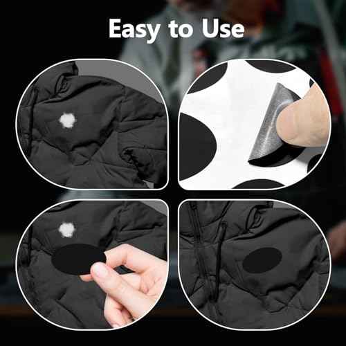 Down Jacket Patches Nylon Repair Tape Self-Adhesive Repair Patch | Pre-Cut, Waterproof Tear-Resistant Rip-Stop Nylon Fabric Patches to Fix Holes in Clothing, Sleeping Bags