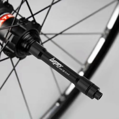 15mm Front Thru Axle to 9mm Quick Release Skewer Adapter for Mountain Bike