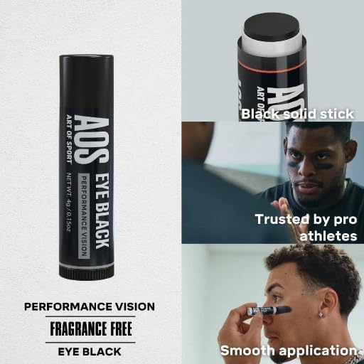 Anti-Glare Eye Black Stick for Football Baseball Softball Lacrosse - 0.49 oz