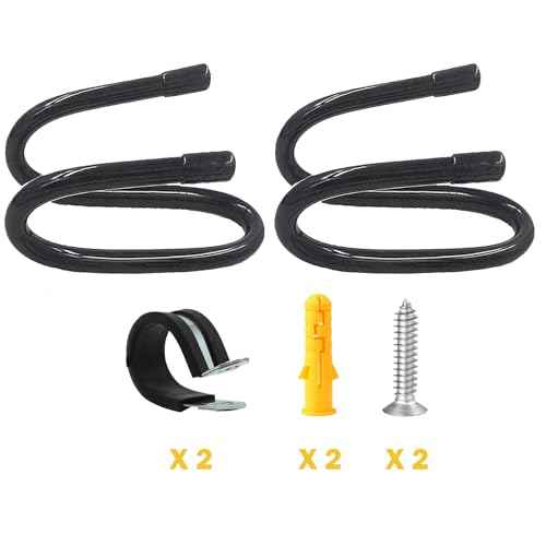 Pmsanzay 2 Pack Universal Ski and Snowboard Wall Storage Rack, Horizontal Wall Rack Hanger, Ski Holders Snowboard Gear Organizer Snowboard Display Stand for Room, Garage