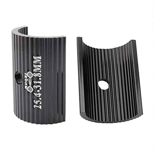 1Pair Bike Handlebars Shim Bicycle Clamp Spacers 25.4-31.8MM Conversion Adapter Cycling Aluminum Alloy Stems Reducer Mountain Bike Parts and Components