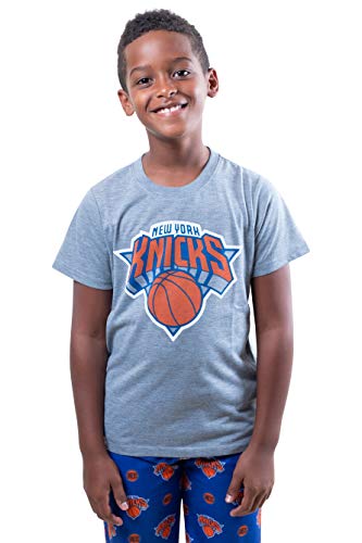 New York Knicks Youth NBA 2-Piece Pajama Set Boy Sizes - Lounge Pants & Tee