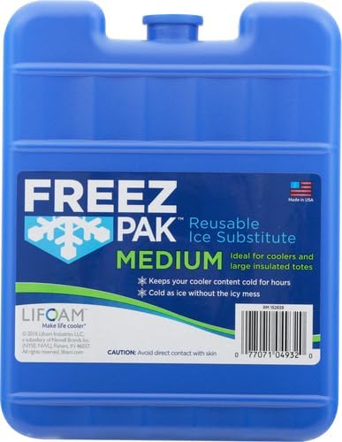 Freez Pak Hold 6 Can Soda Beer Coolant Reusable Ice Pack