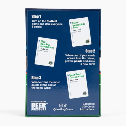 Football & Basketball Drinking Game Bundle - Fun Party Card Games