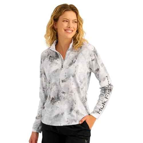 HUK Women's Icon 1/4 Zip, Performance Fishing Pullover