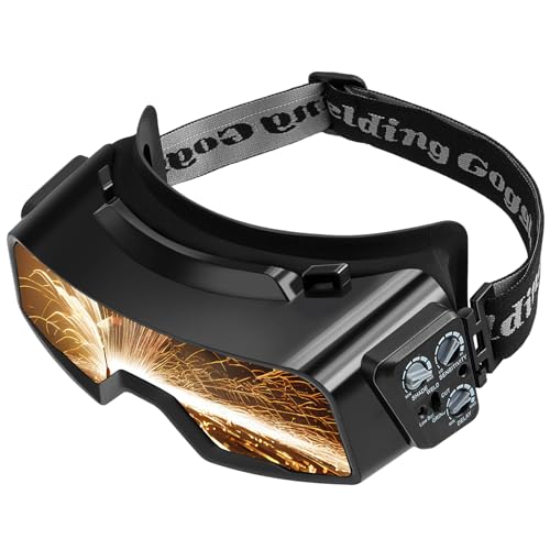 Auto-Darkening Welding Glasses for Cutting and Grinding Safety 4.82x1.38