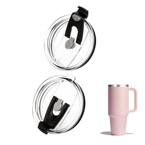 2Pack Lids Replacement for Hydro Flask 40 oz 32oz Tumbler, Replacement Lids fit Hydro Flask Travel Tumbler, Leak-proof, BPA Free