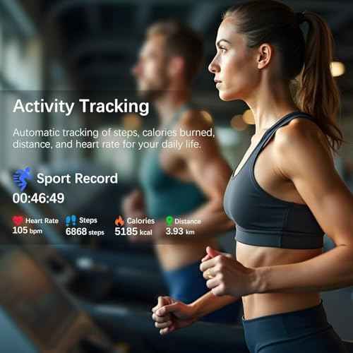 Ring Health Tracker for Women Men, Fitness Tracker with Heart Rate, Blood Oxygen, Sleep Monitor, Calories, Step Counter, IP68 Waterproof Smart Ring for iPhone & Android, No Subscription Fee (Gold, 9#)