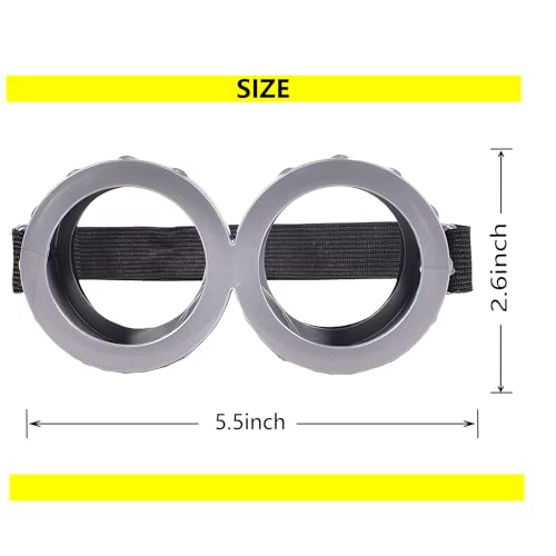 Halloween Goggles Glasses for Men Women Funny Steampunk Goggles Cosplay Party Costume Accessories
