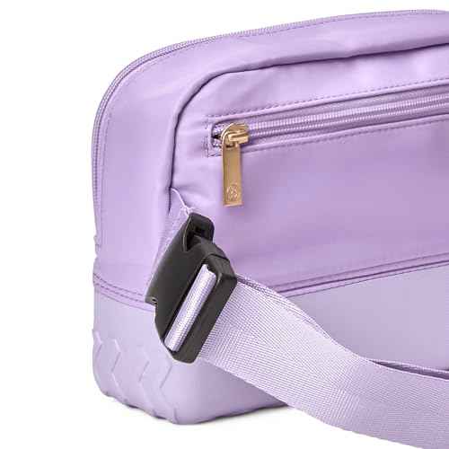 BOGG BAG - Belt Bag - I Lilac You a Lot - Small Crossbody Bag - 9in L x 3in W x 7in H - Zip Closure with Adjustable Strap - Durable Nylon Fanny Pack