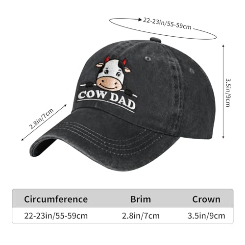 Chicken Mom Hat, Chicken Cow Farms Gifts, Cow Mom/Dad Baseball Hat Adjustable Embroidered Farmer Baseball Cap