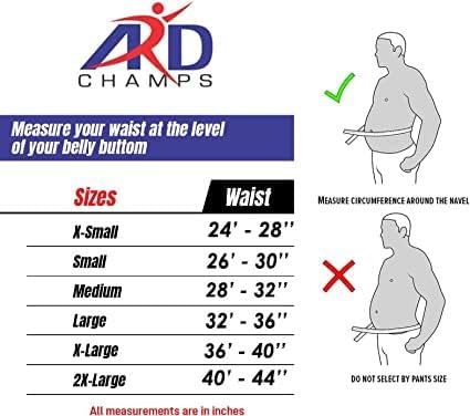 ARD CHAMPS™ 10MM Weight Power Lifting Leather Lever Pro Belt Gym Training Red,White & Blue